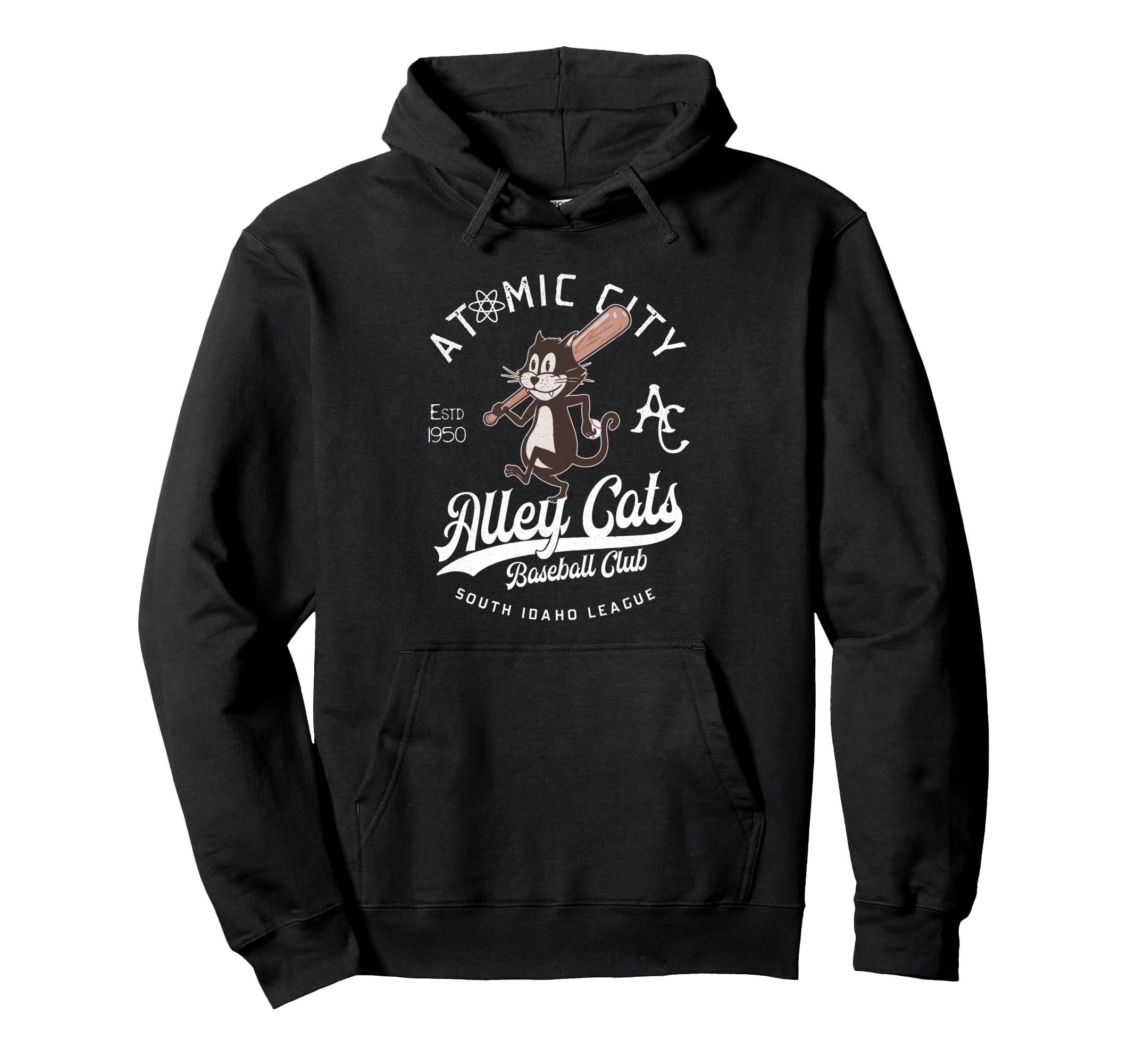 Atomic City Alley Cats Minor League Hoodie - Custom Art Print for Adults - T-Shirt, Sweatshirt, Hoodie