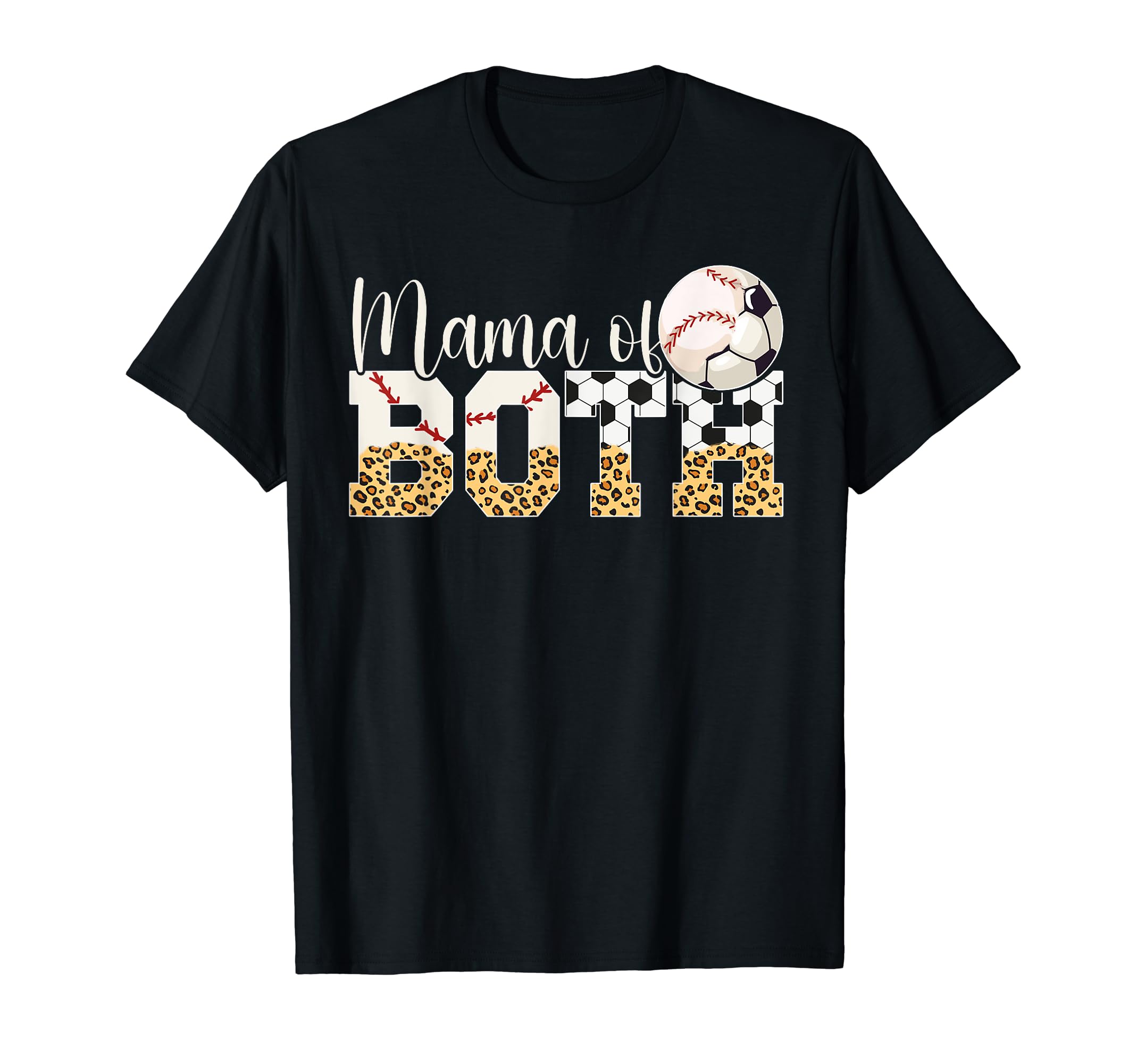 Mama Both Baseball Soccer Mom Soccer T-Shirt - Streetwear Style for Adults - T-Shirt, Sweatshirt, Hoodie