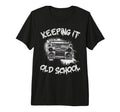 Keeping It Old School Boombox 80S Hip T-Shirt - Custom Art Print Unisex - T-Shirt, Sweatshirt, Hoodie