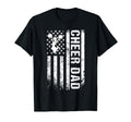 Cheer Dad American Flag Us Father T-Shirt - Graphic Print Men Women - T-Shirt, Sweatshirt, Hoodie