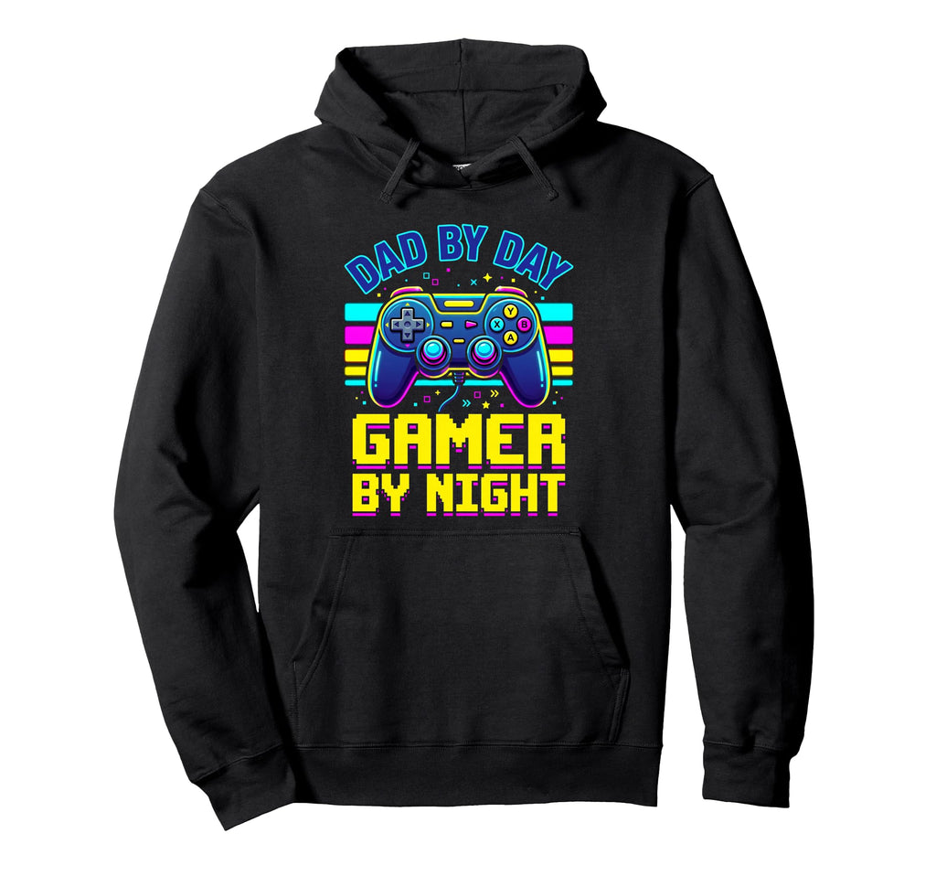 Dad Day Gamer Night Gaming Video Hoodie - Casual Everyday Wear for Adults - T-Shirt, Sweatshirt, Hoodie