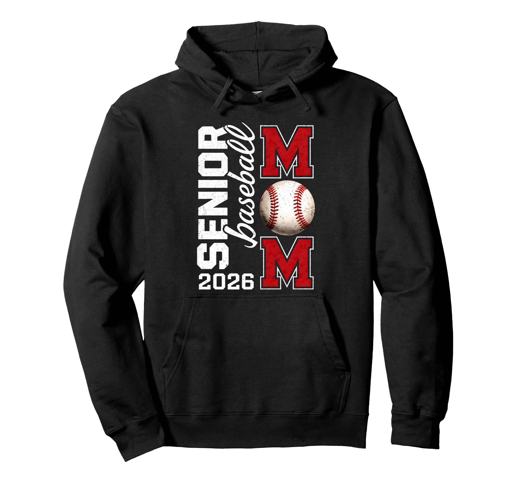 Senior Mom 2026 Final Inning Baseball Hoodie - Minimalist Print Unisex - T-Shirt, Sweatshirt, Hoodie