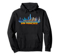 San Francisco 8 Bit Video Arcade Gamer Hoodie - Minimalist Print Unisex - T-Shirt, Sweatshirt, Hoodie