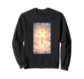 Gothic Cross Grunge Aesthetic Y2K Sweatshirt - Graphic Print Men Women - T-Shirt, Sweatshirt, Hoodie