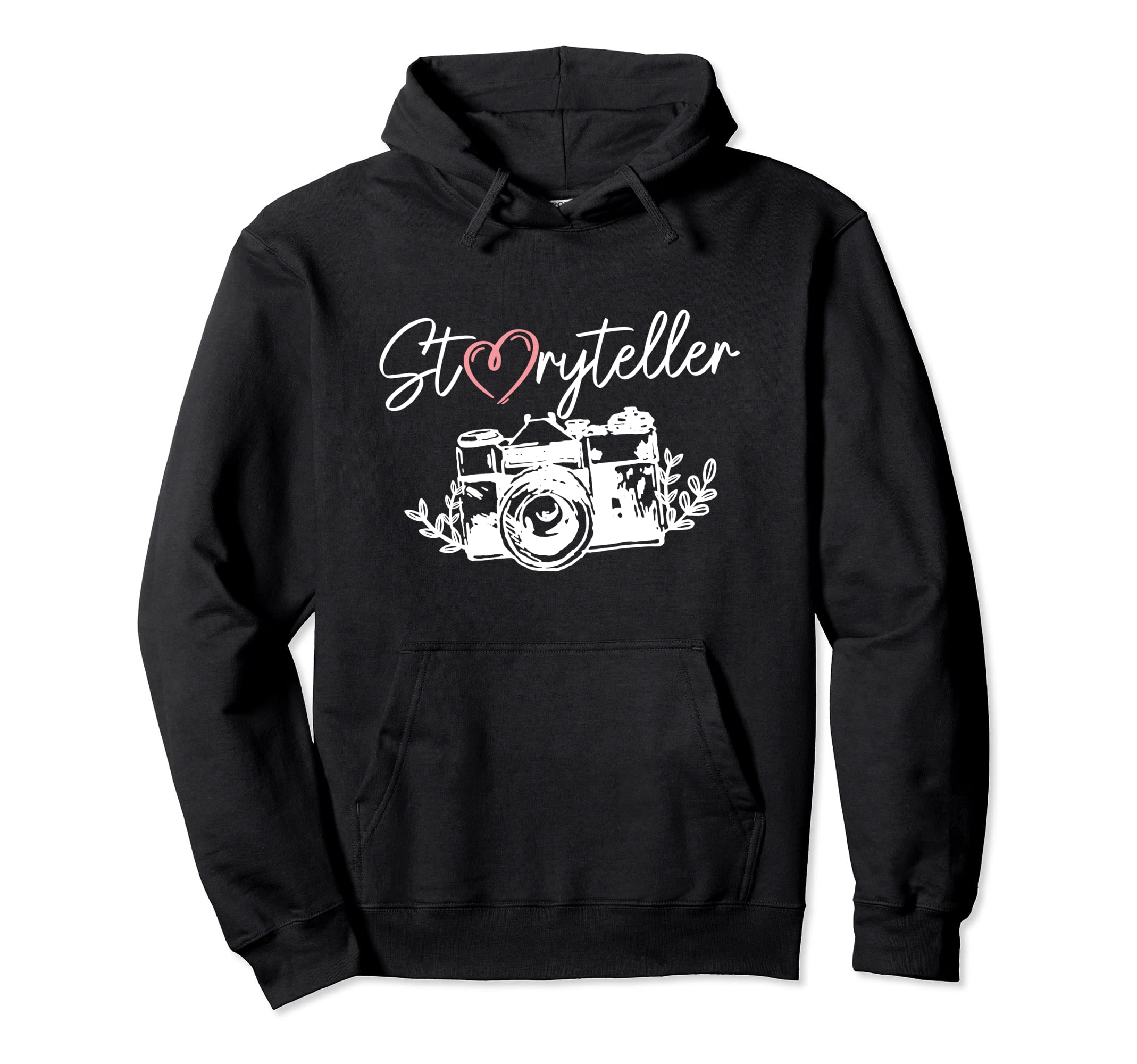 Photographer Storyteller Camera Hoodie - Aesthetic Graphic Unisex - T-Shirt, Sweatshirt, Hoodie