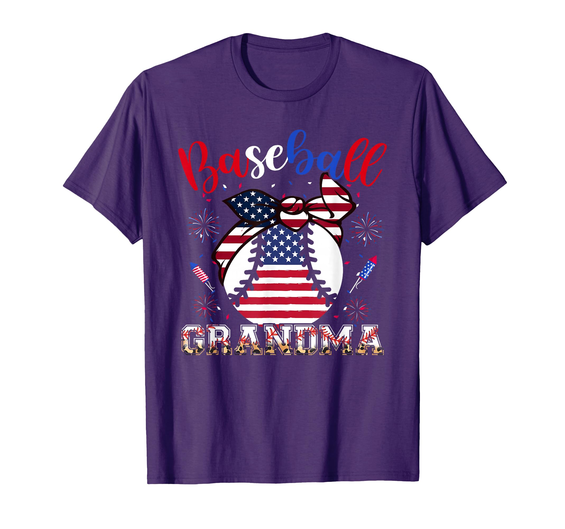 Baseball Grandma Headband Baseball Ball T-Shirt - Graphic Print Men Women - T-Shirt, Sweatshirt, Hoodie