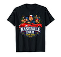 Baseball Dad Team Taxi Game Day T-Shirt - Custom Art Print Men Women - T-Shirt, Sweatshirt, Hoodie