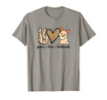 Womens Kawaii Peace Love Lionhead Rabbit T-Shirt - Graphic Print Men Women - T-Shirt, Sweatshirt, Hoodie