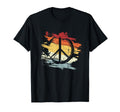 Distressed Peace Sign T-Shirt - Minimalist Print Men Women - T-Shirt, Sweatshirt, Hoodie