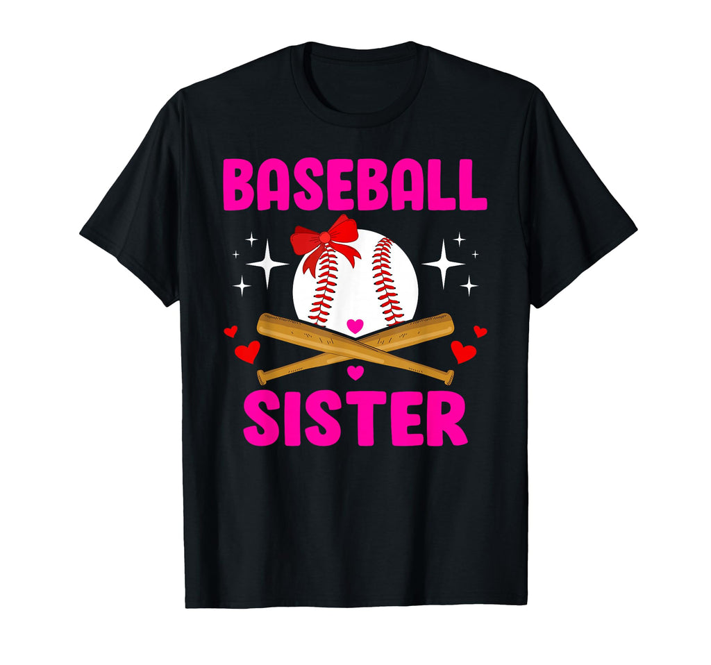 Baseball Sister Baseball Player T-Shirt - Custom Art Print for Adults - T-Shirt, Sweatshirt, Hoodie