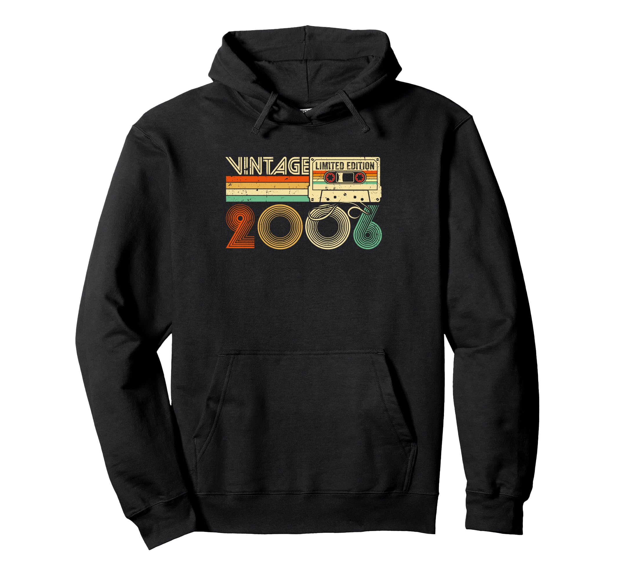 20 Year Old Born 2006 Cassette Tape Hoodie - Custom Art Print for Adults - T-Shirt, Sweatshirt, Hoodie