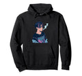 Anime Smoking Sad Japanese Glitch Hoodie - Aesthetic Graphic for Adults - T-Shirt, Sweatshirt, Hoodie