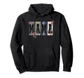 Coquette Baseball Mama Lepard Baseball Mom Hoodie - Unique Graphic Unisex - T-Shirt, Sweatshirt, Hoodie