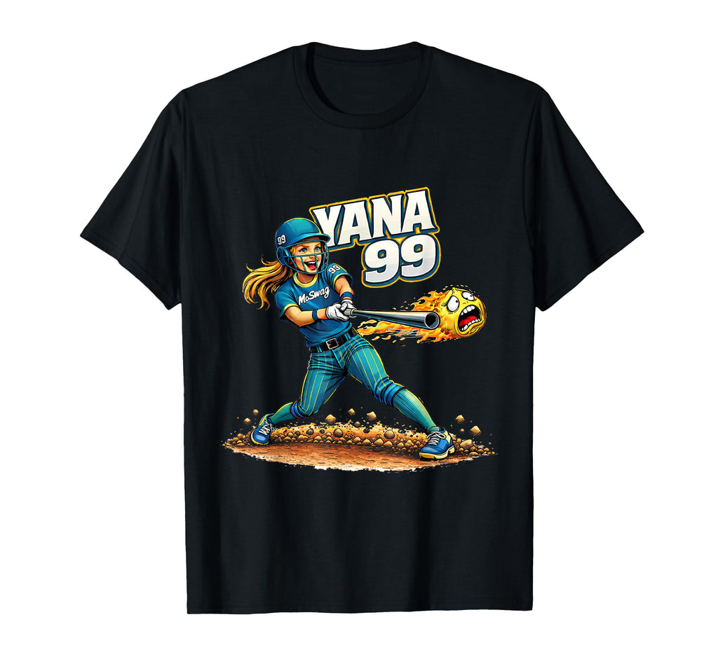 Moswag Yana 99 Softball Support 2 T-Shirt - Novelty Apparel Unisex - T-Shirt, Sweatshirt, Hoodie