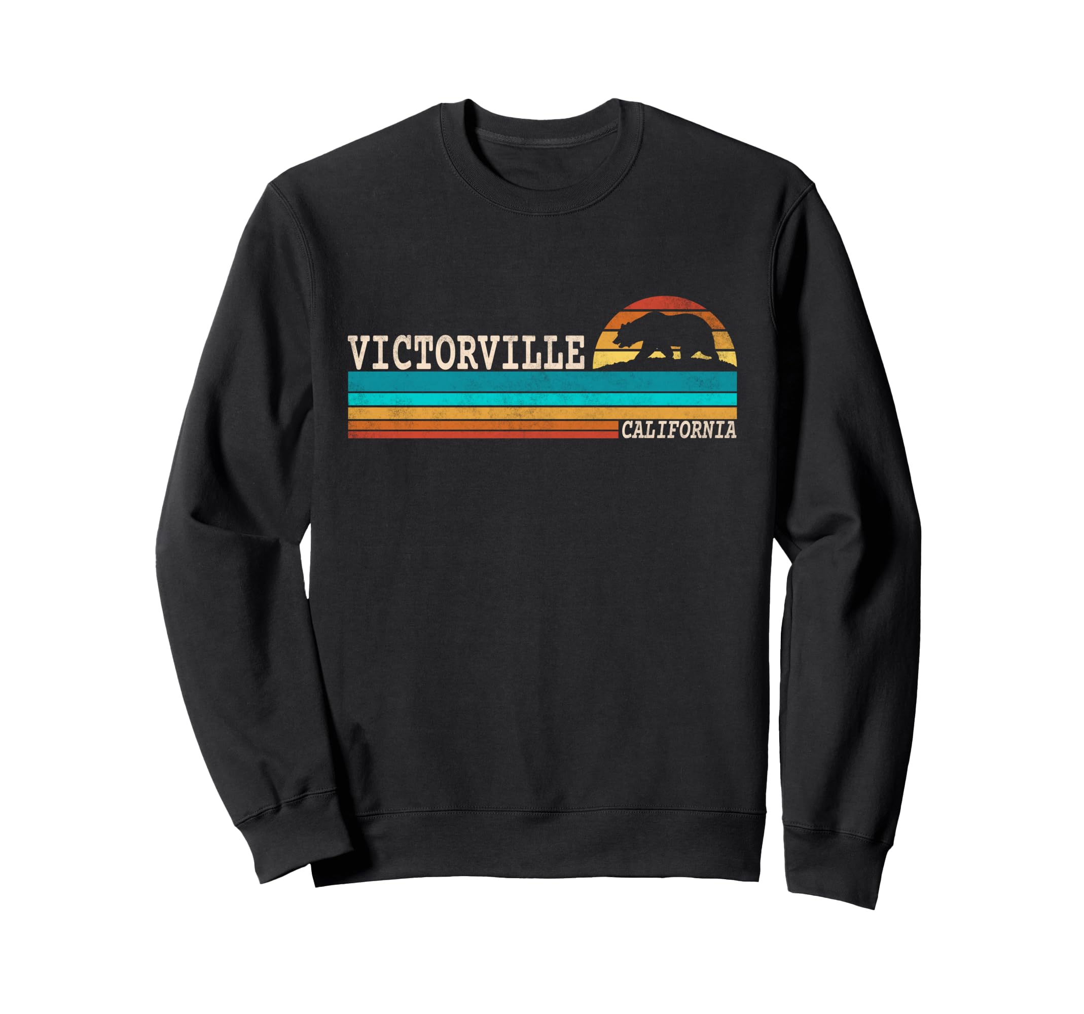 Victorville California State Bear Sweatshirt - Novelty Apparel Men Women - T-Shirt, Sweatshirt, Hoodie
