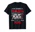My Favorite Baseball Player Calls Me Pops T-Shirt - Trendy Graphic Unisex - T-Shirt, Sweatshirt, Hoodie
