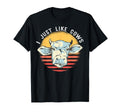 I Just Like Cows Striped Sunset Cow T-Shirt - Minimalist Print for Adults - T-Shirt, Sweatshirt, Hoodie