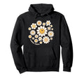 Flower Power Smile Face Flower Happy Hoodie - Aesthetic Graphic Men Women - T-Shirt, Sweatshirt, Hoodie