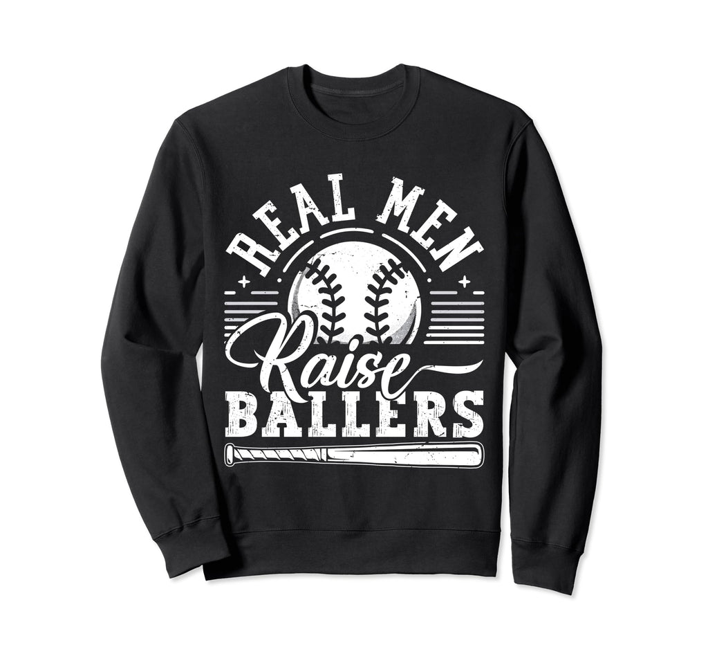 Baseball Fathers Day Baseball Dad Sweatshirt - Custom Art Print Men Women - T-Shirt, Sweatshirt, Hoodie
