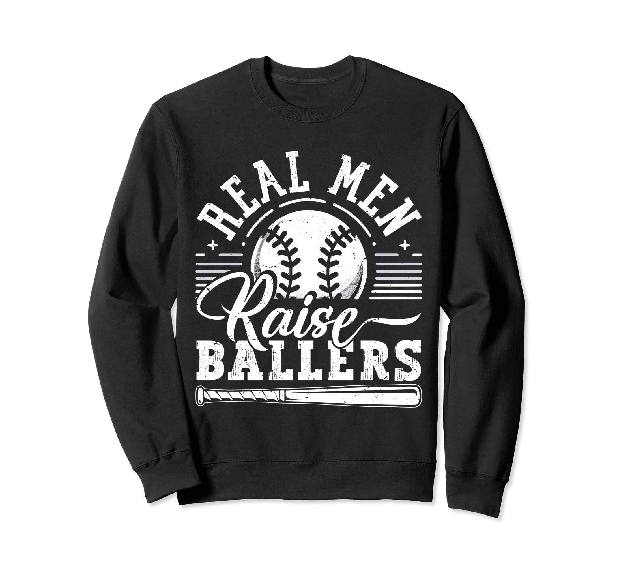 Baseball Fathers Day Baseball Dad Sweatshirt - Custom Art Print Men Women - T-Shirt, Sweatshirt, Hoodie