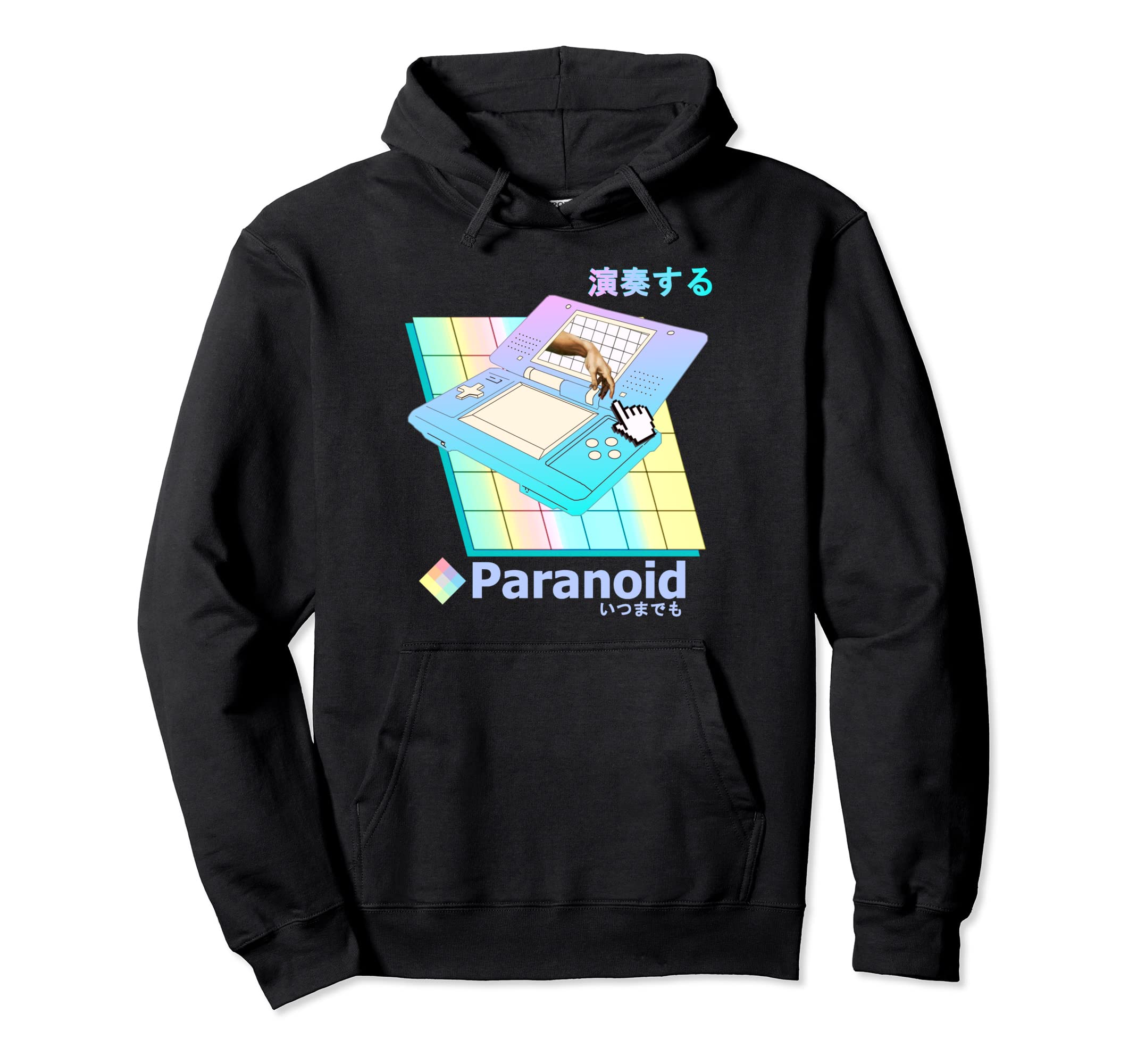 Vaporwave Aesthetic Pastel Hoodie - Casual Everyday Wear for Adults - T-Shirt, Sweatshirt, Hoodie