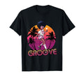 Afro Groove Roller Skates 80S 70S T-Shirt - Minimalist Print for Adults - T-Shirt, Sweatshirt, Hoodie