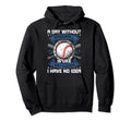 Day Without Baseball Is Like Kidding Hoodie - Aesthetic Graphic Men Women - T-Shirt, Sweatshirt, Hoodie