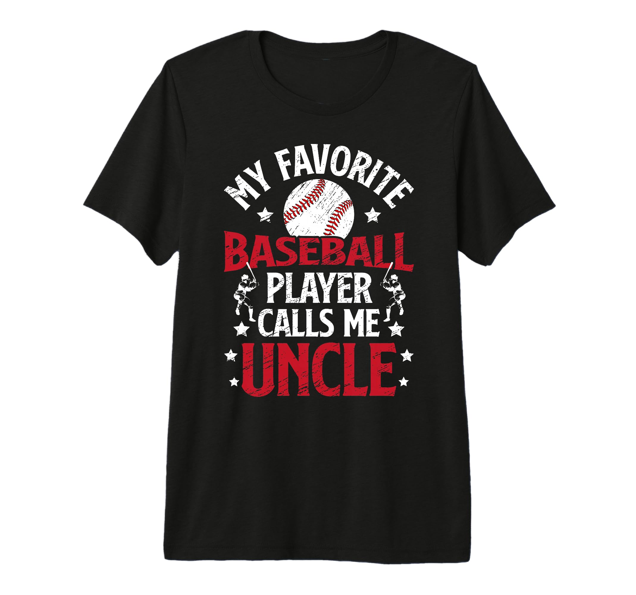 Mens My Favorite Baseball Player Uncle T-Shirt - Unique Graphic for Adults - T-Shirt, Sweatshirt, Hoodie