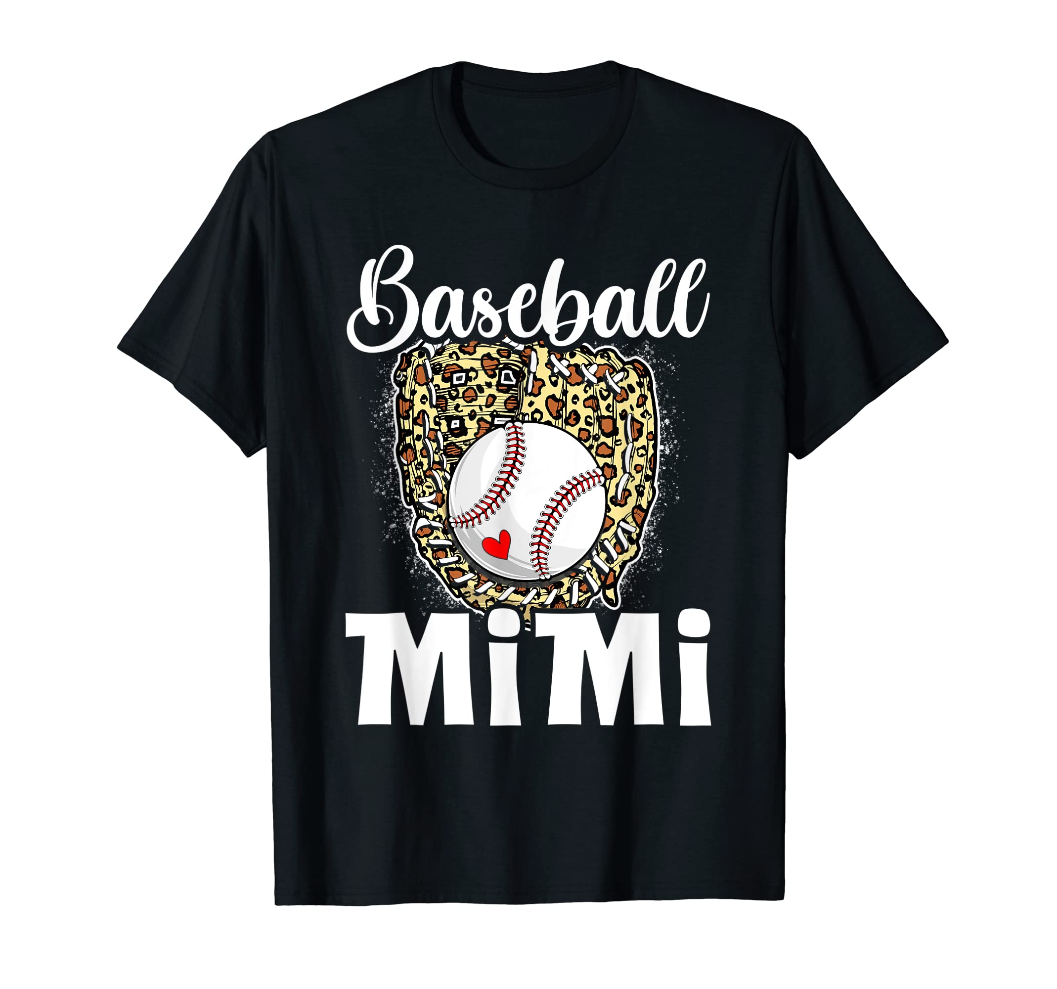 Baseball Mimi Leopard Sport Lover T-Shirt - Unique Graphic Men Women - T-Shirt, Sweatshirt, Hoodie