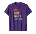 Gamer Wife Mom Video Game Legend T-Shirt - Fun Novelty Design for Adults - T-Shirt, Sweatshirt, Hoodie
