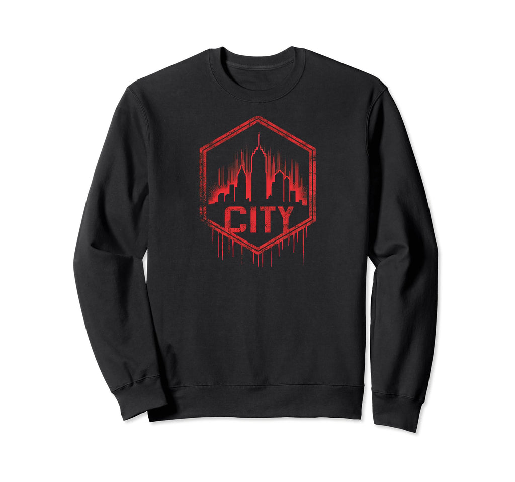 Rip City Grit 90S Grunge Urbandecay Sweatshirt - Custom Art Print Unisex - T-Shirt, Sweatshirt, Hoodie