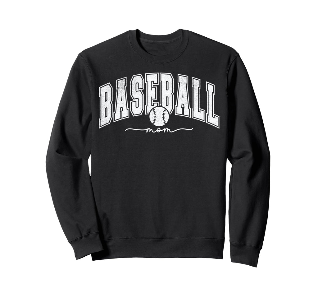Baseball Mom Sweatshirt - Unique Graphic Unisex - T-Shirt, Sweatshirt, Hoodie