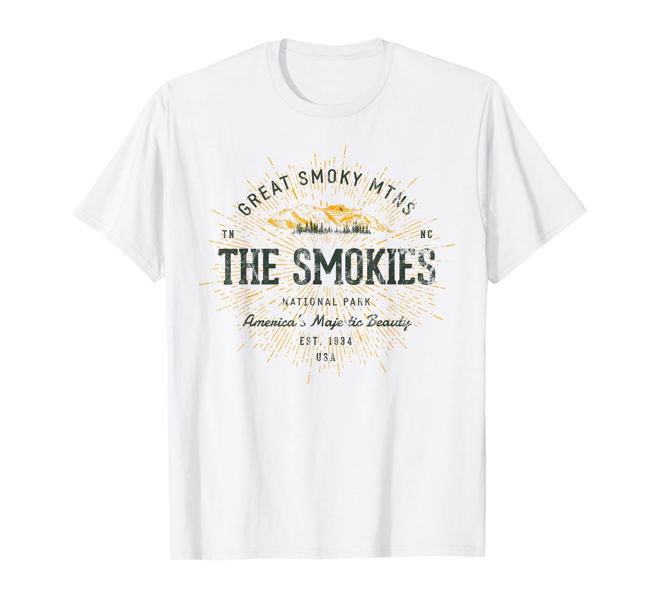 Great Smoky Mountains National T-Shirt - Casual Everyday Wear for Adults - T-Shirt, Sweatshirt, Hoodie