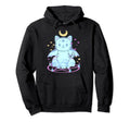 Vaporwave Kawaii Pastel Goth Creepy Cat Hoodie - Novelty Apparel Men Women - T-Shirt, Sweatshirt, Hoodie