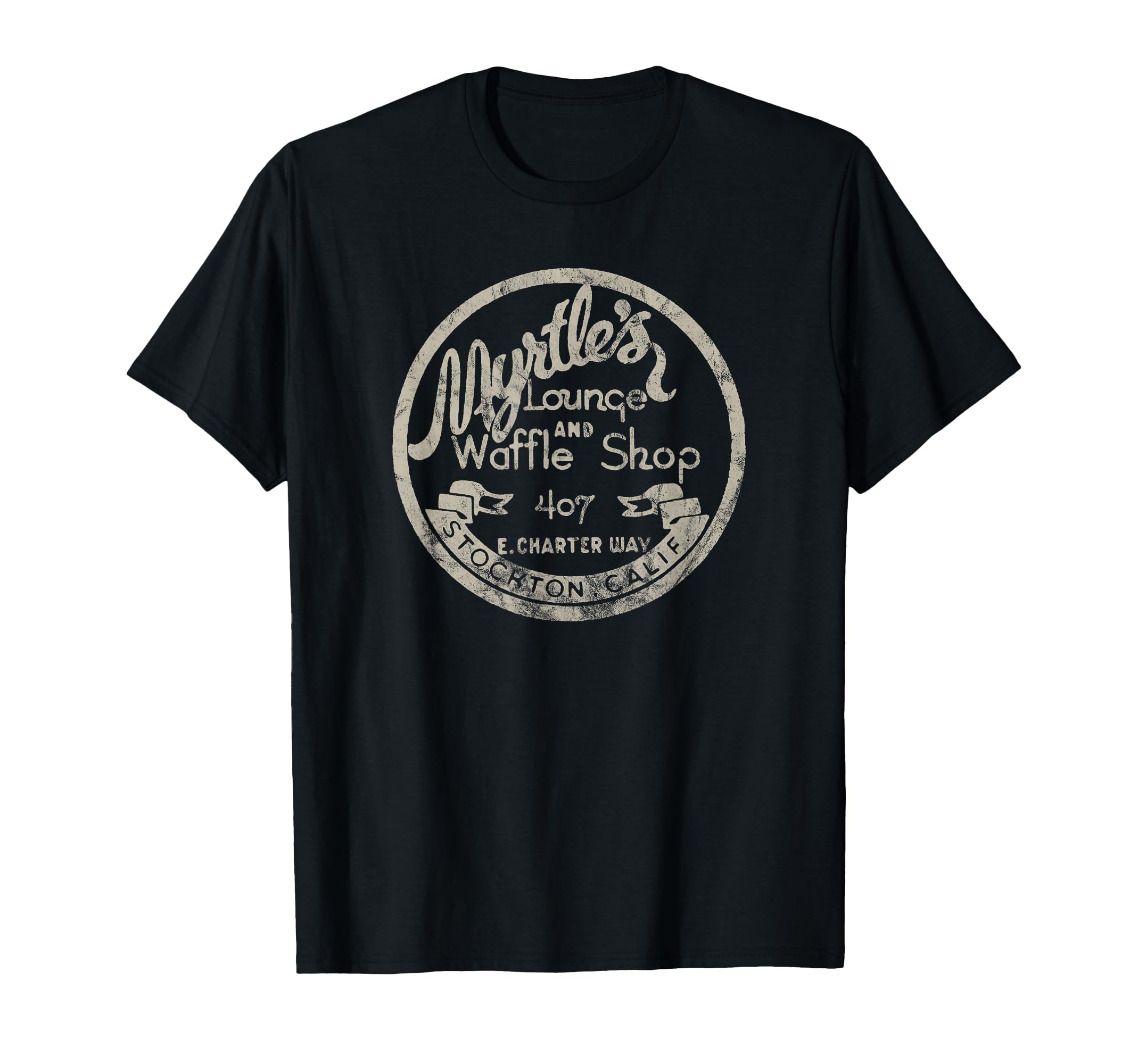 Stockton California Restaurant Bar T-Shirt - Custom Art Print Men Women - T-Shirt, Sweatshirt, Hoodie