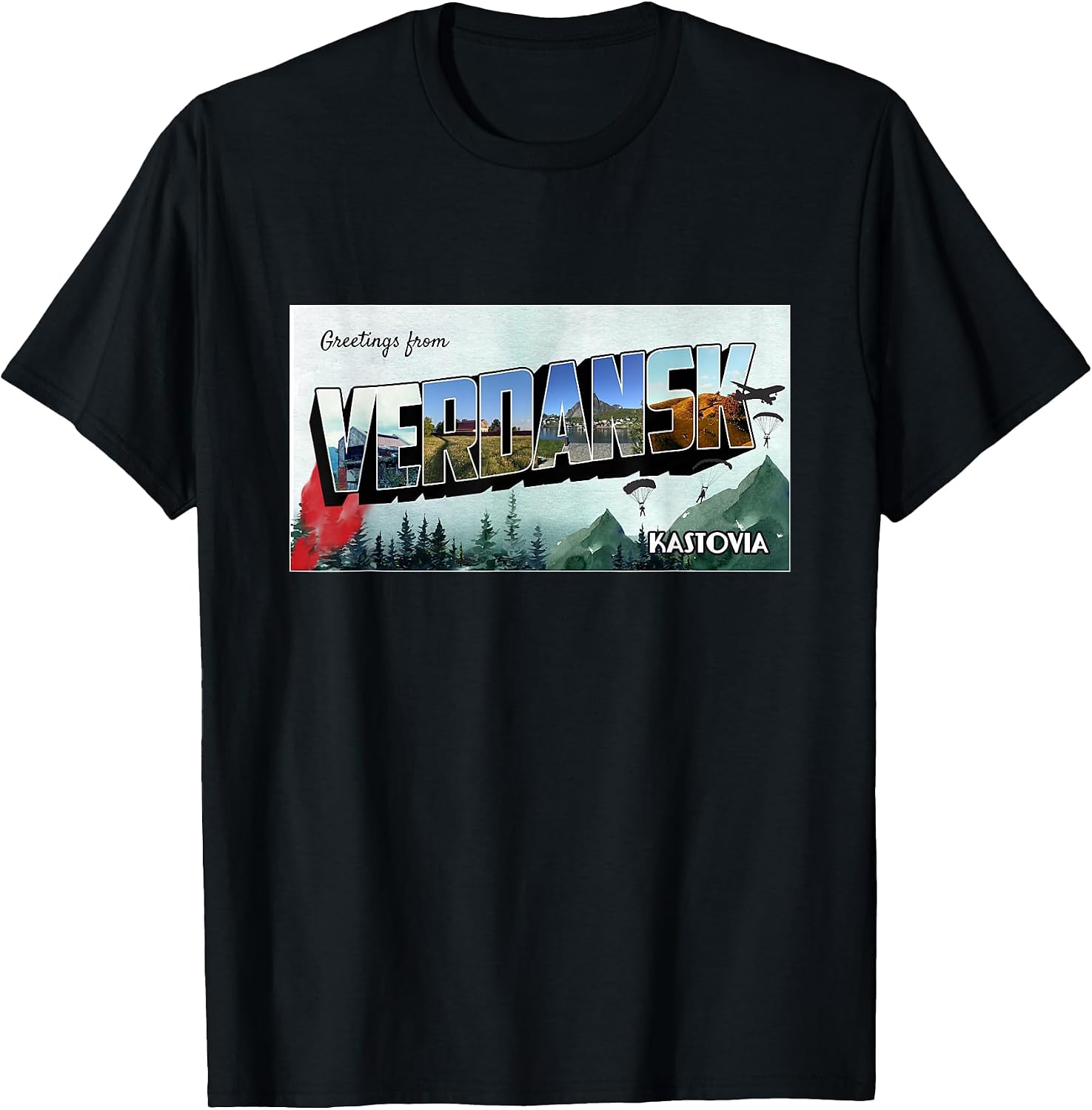Warzone Gaming in Verdansk for crews gamers - Adult & Kids T-Shirts, Sweatshirts & Hoodies apparel design preview 1