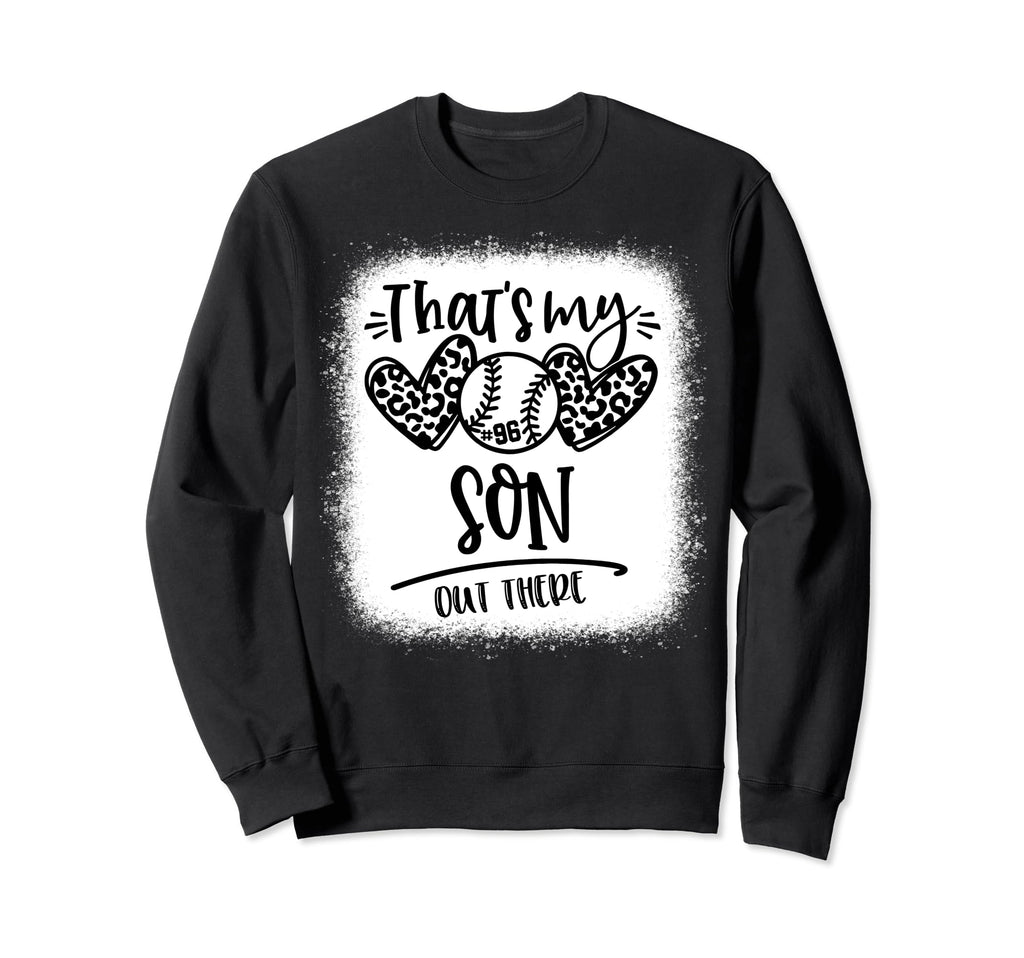 Thats My Son Out There Number 96 Sweatshirt - Minimalist Print for Adults - T-Shirt, Sweatshirt, Hoodie