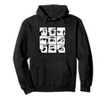 Pop Art Collage Depicting Teen Eyes Hoodie - Unique Graphic for Adults - T-Shirt, Sweatshirt, Hoodie