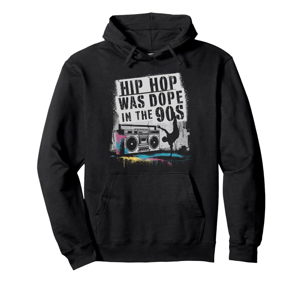 90S Hip Hop Nostalgia Old School Rap Hoodie - Trendy Graphic Unisex - T-Shirt, Sweatshirt, Hoodie