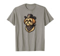 Funny Cowboy Shih Tzu Drawing T-Shirt - Casual Everyday Wear Men Women - T-Shirt, Sweatshirt, Hoodie