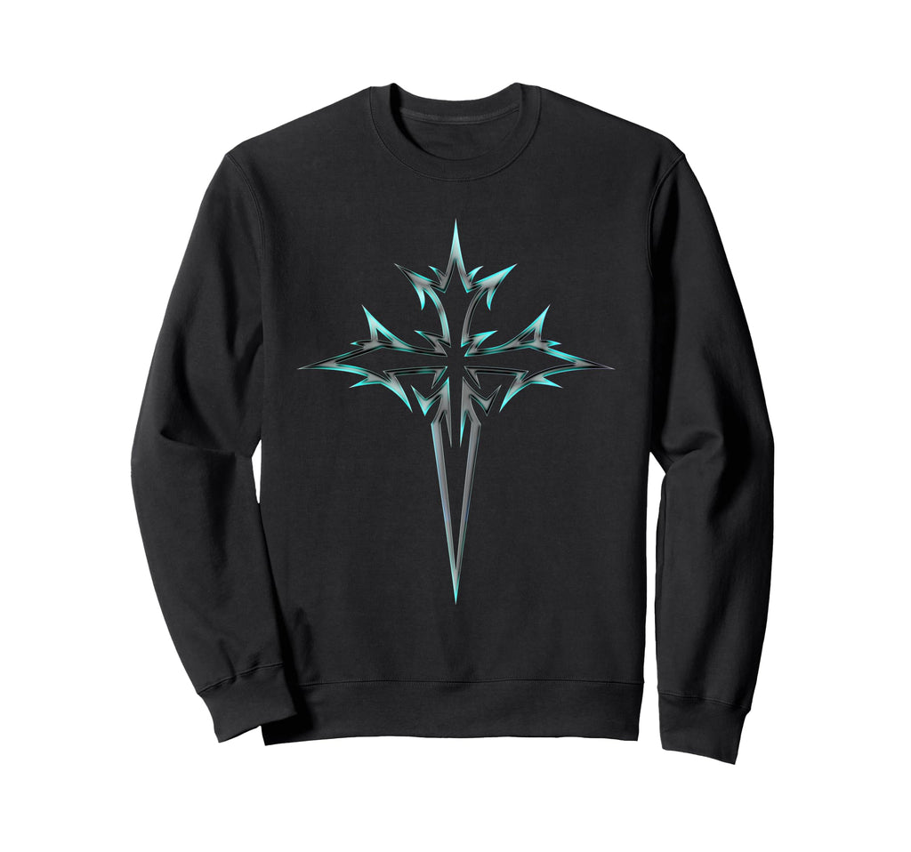 Gothic Cross Y2K Alt Aesthetic Emo Sweatshirt - Aesthetic Graphic Unisex - T-Shirt, Sweatshirt, Hoodie