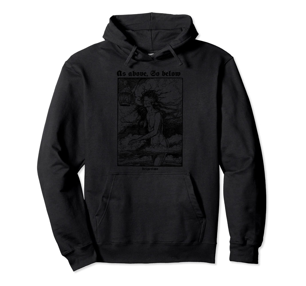 Aesthetic Y2K Goth Punk Alt Grunge Hoodie - Casual Everyday Wear for Adults - T-Shirt, Sweatshirt, Hoodie