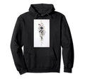 Flowers Black And White Sketch Art Hoodie - Minimalist Print for Adults - T-Shirt, Sweatshirt, Hoodie