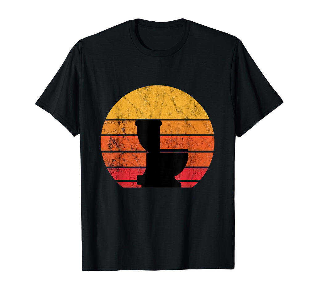 Toilet Bowl Plumber Sunset Pipefitter T-Shirt - Streetwear Style Men Women - T-Shirt, Sweatshirt, Hoodie