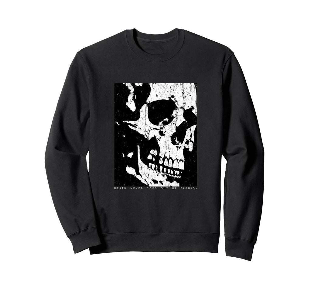Aesthetic Streetwear Skull Sweatshirt - Streetwear Style Unisex - T-Shirt, Sweatshirt, Hoodie