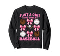 Just Who Loves Baseball Mom Sweatshirt - Minimalist Print for Adults - T-Shirt, Sweatshirt, Hoodie