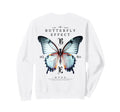 Y2K Back Streetwear Butterfly Sweatshirt - Aesthetic Graphic for Adults - T-Shirt, Sweatshirt, Hoodie