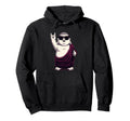 Funny Buddha Monk Rock Chill Hoodie - Minimalist Print Unisex - T-Shirt, Sweatshirt, Hoodie