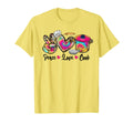 Peace Love Cooking Lunch Lady T-Shirt - Casual Everyday Wear Men Women - T-Shirt, Sweatshirt, Hoodie