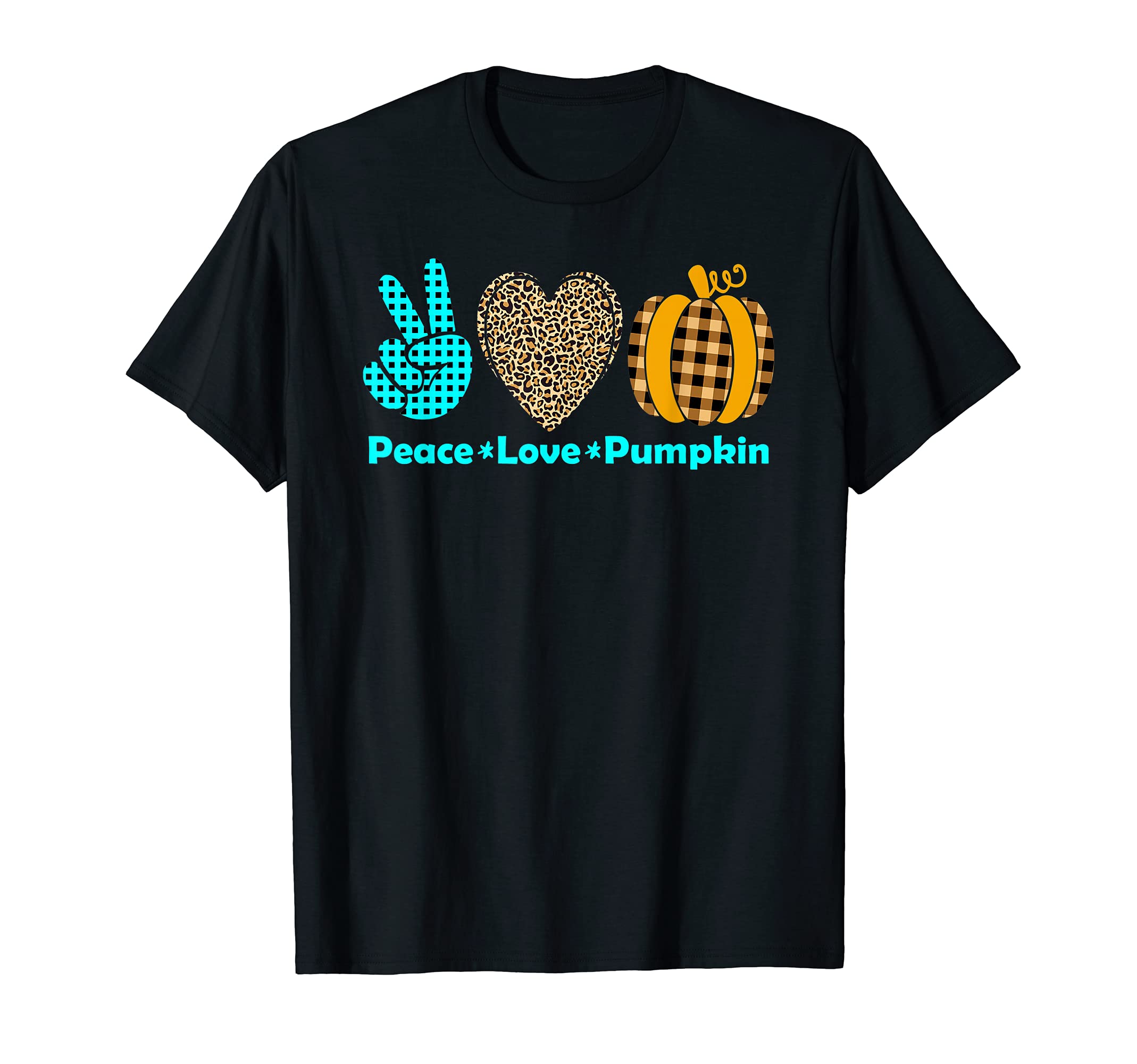 Leopard Pumpkin Plaid Nurse October T-Shirt - Minimalist Print Unisex - T-Shirt, Sweatshirt, Hoodie